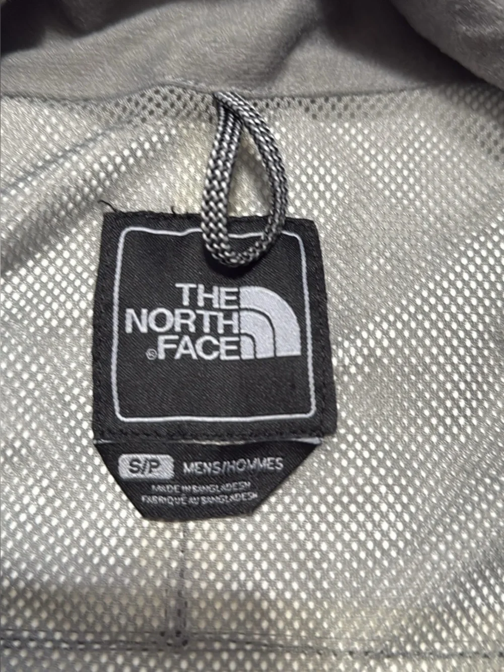 The North Face Men's Dark Gray Hooded Raincoat